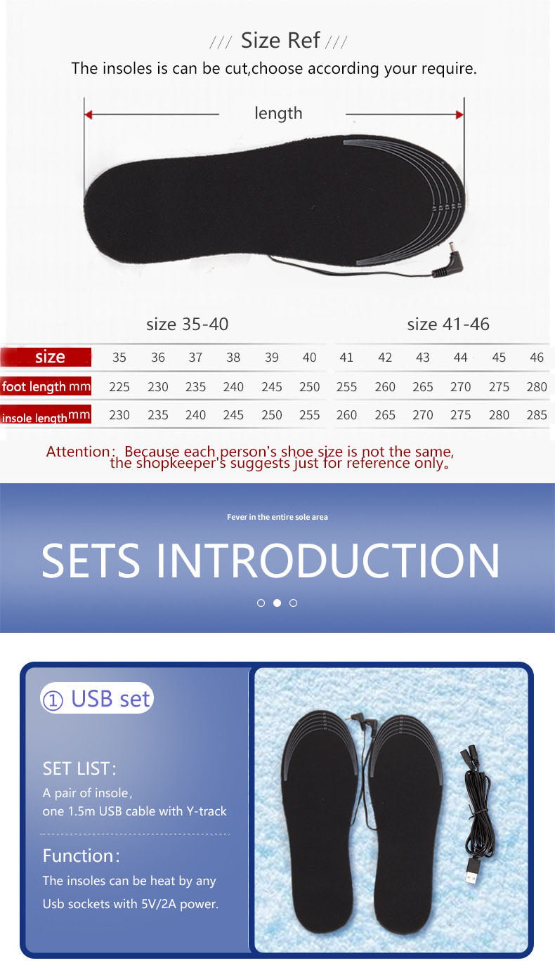 FrostWear Heated Insoles